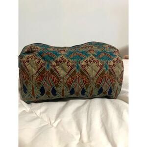 VTG Liberty of London Quilted Art Deco Pattern Cosmetic Case